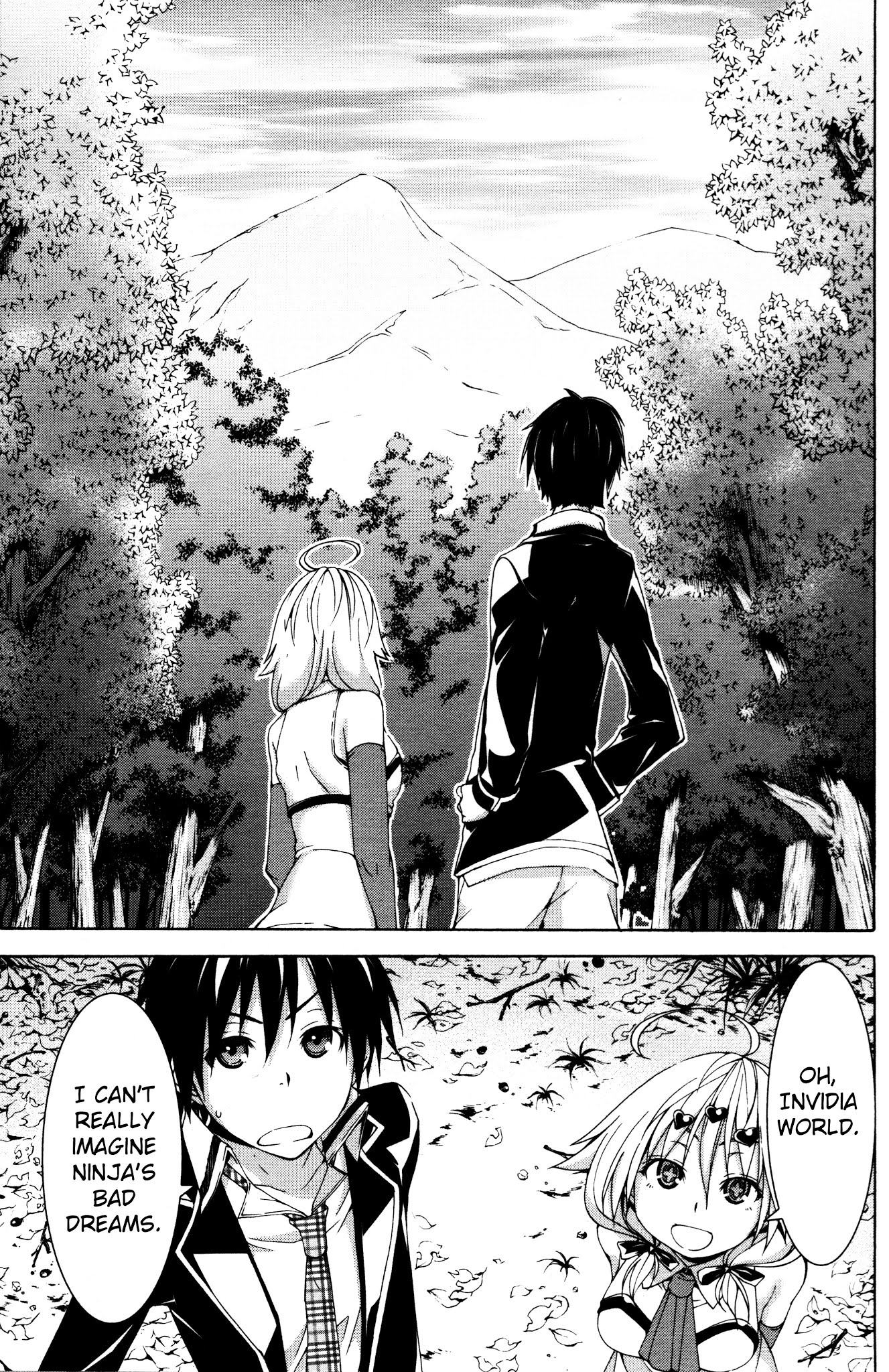 Trinity Seven Specials Chapter 5.0 page 13 - Vol.5 Chapter 0 : Dream Buster and Avaritia World