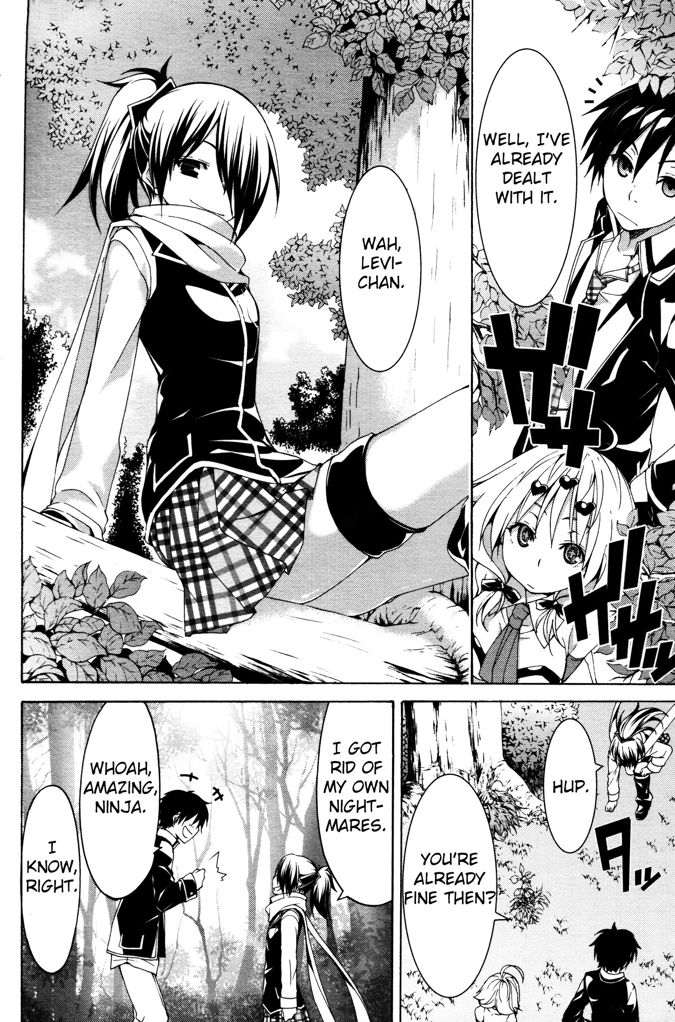 Trinity Seven Specials Chapter 5.0 page 14 - Vol.5 Chapter 0 : Dream Buster and Avaritia World