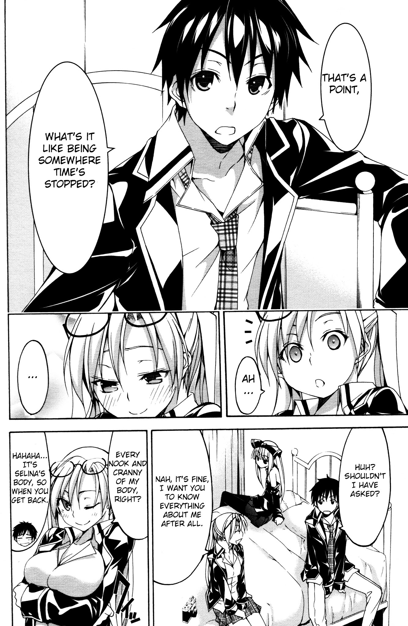 Trinity Seven Specials Chapter 6.0 page 14 - Vol.6 Chapter 0 : Night Rendezvous and Clock Sisters