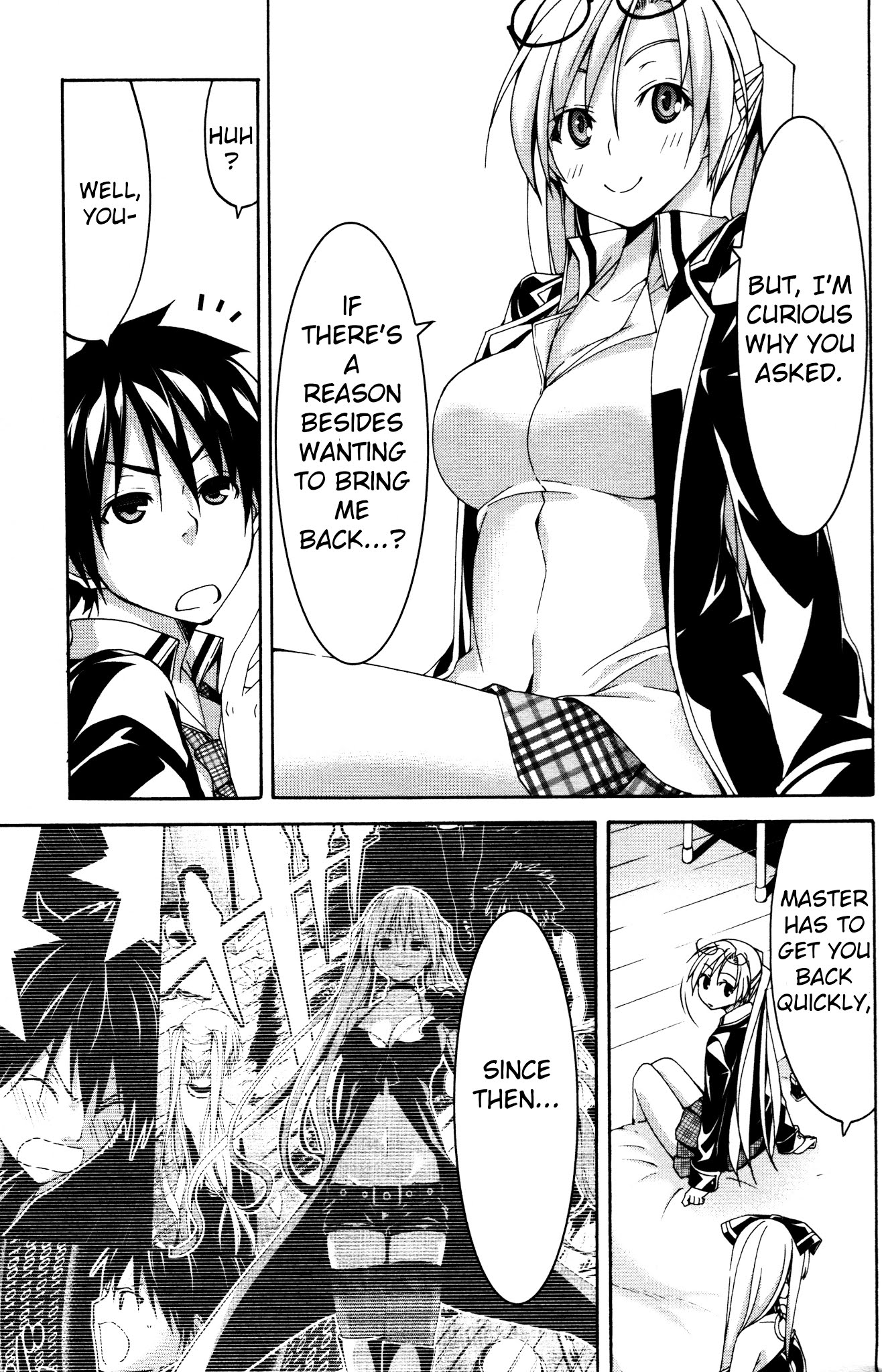 Trinity Seven Specials Chapter 6.0 page 15 - Vol.6 Chapter 0 : Night Rendezvous and Clock Sisters