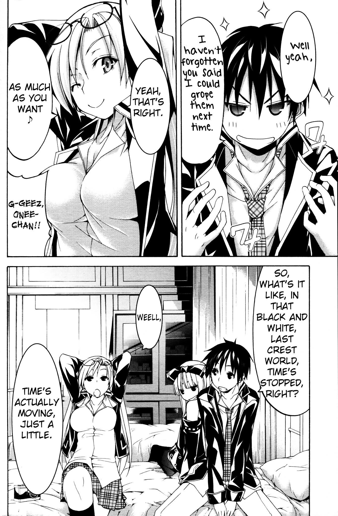 Trinity Seven Specials Chapter 6.0 page 16 - Vol.6 Chapter 0 : Night Rendezvous and Clock Sisters