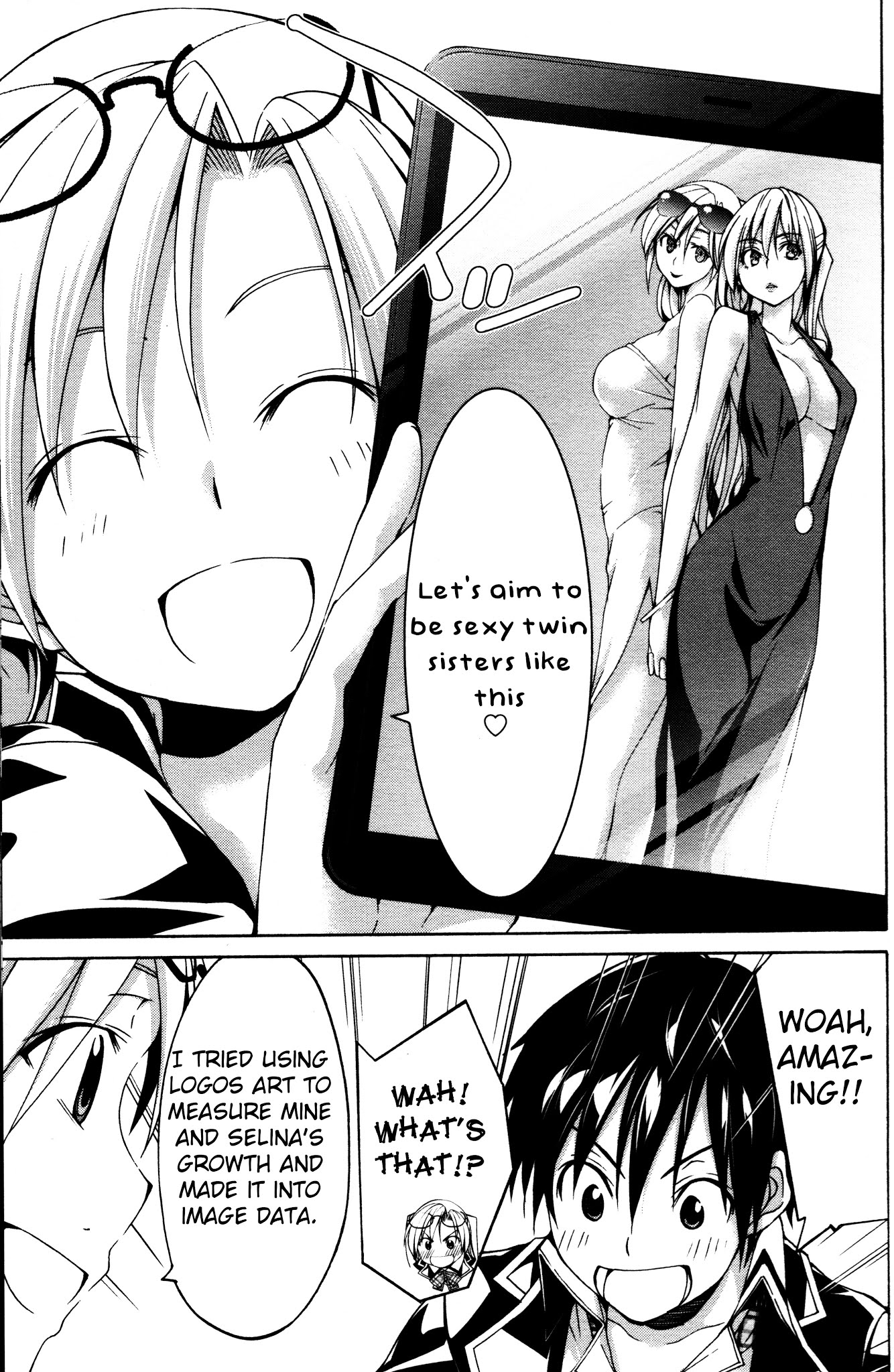 Trinity Seven Specials Chapter 6.0 page 19 - Vol.6 Chapter 0 : Night Rendezvous and Clock Sisters