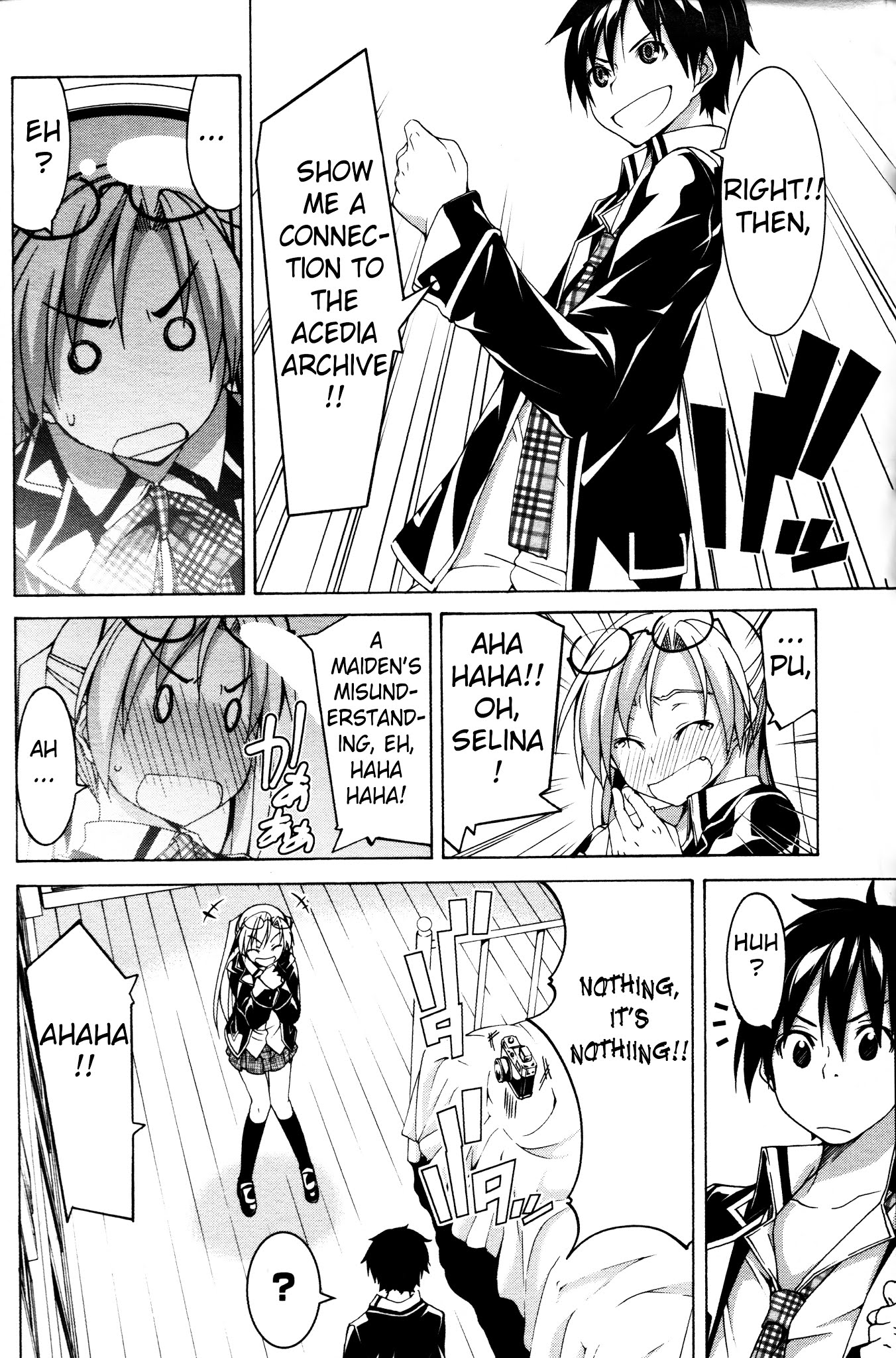 Trinity Seven Specials Chapter 6.0 page 24 - Vol.6 Chapter 0 : Night Rendezvous and Clock Sisters