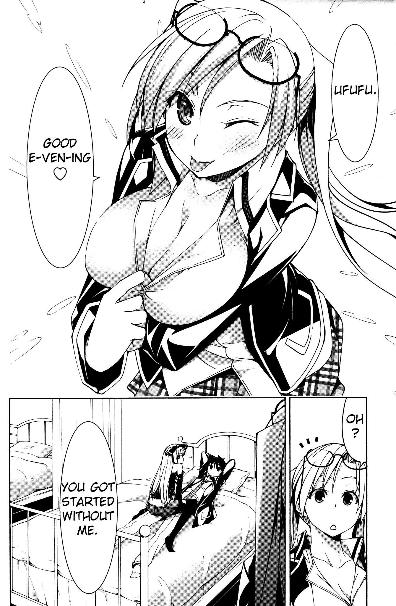 Trinity Seven Specials Chapter 6.0 page 6 - Vol.6 Chapter 0 : Night Rendezvous and Clock Sisters