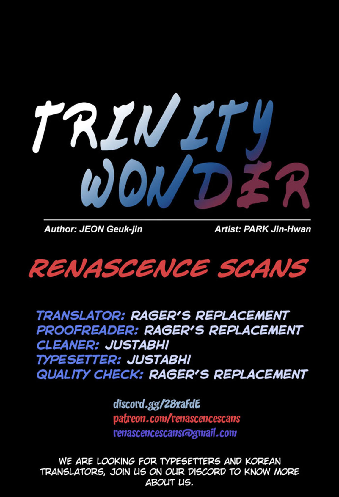 Trinity Wonder Chapter 62 page 1 - Chapter 62