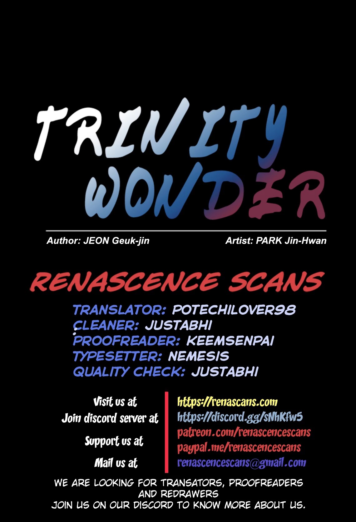 Trinity Wonder Chapter 67 page 1 - Chapter 67