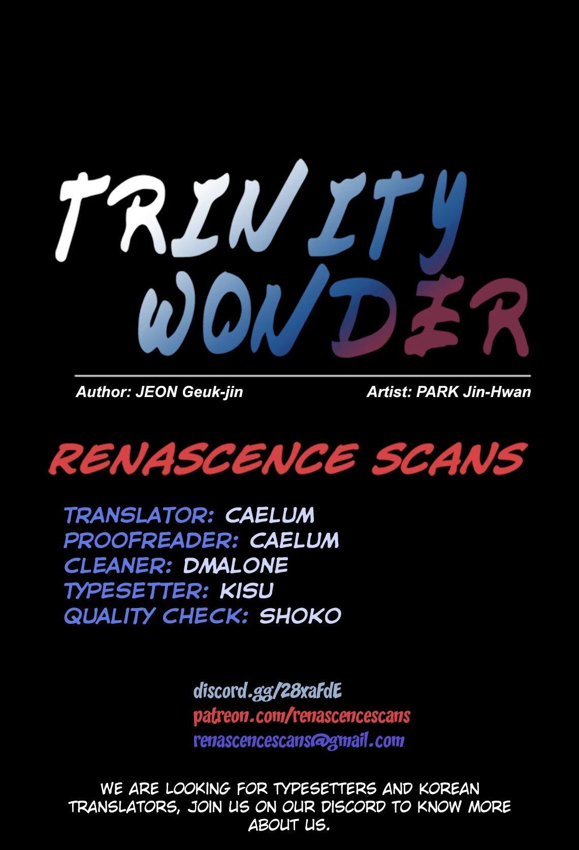 Trinity Wonder Chapter 71 page 1 - Chapter 71