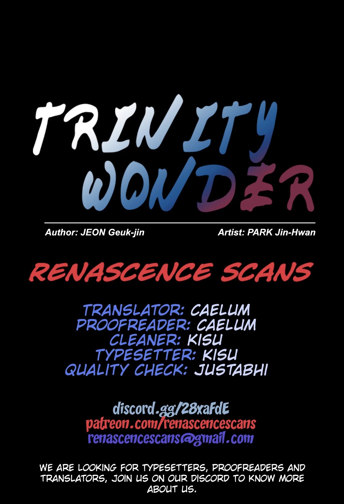 Trinity Wonder Chapter 75 page 1 - Chapter 75