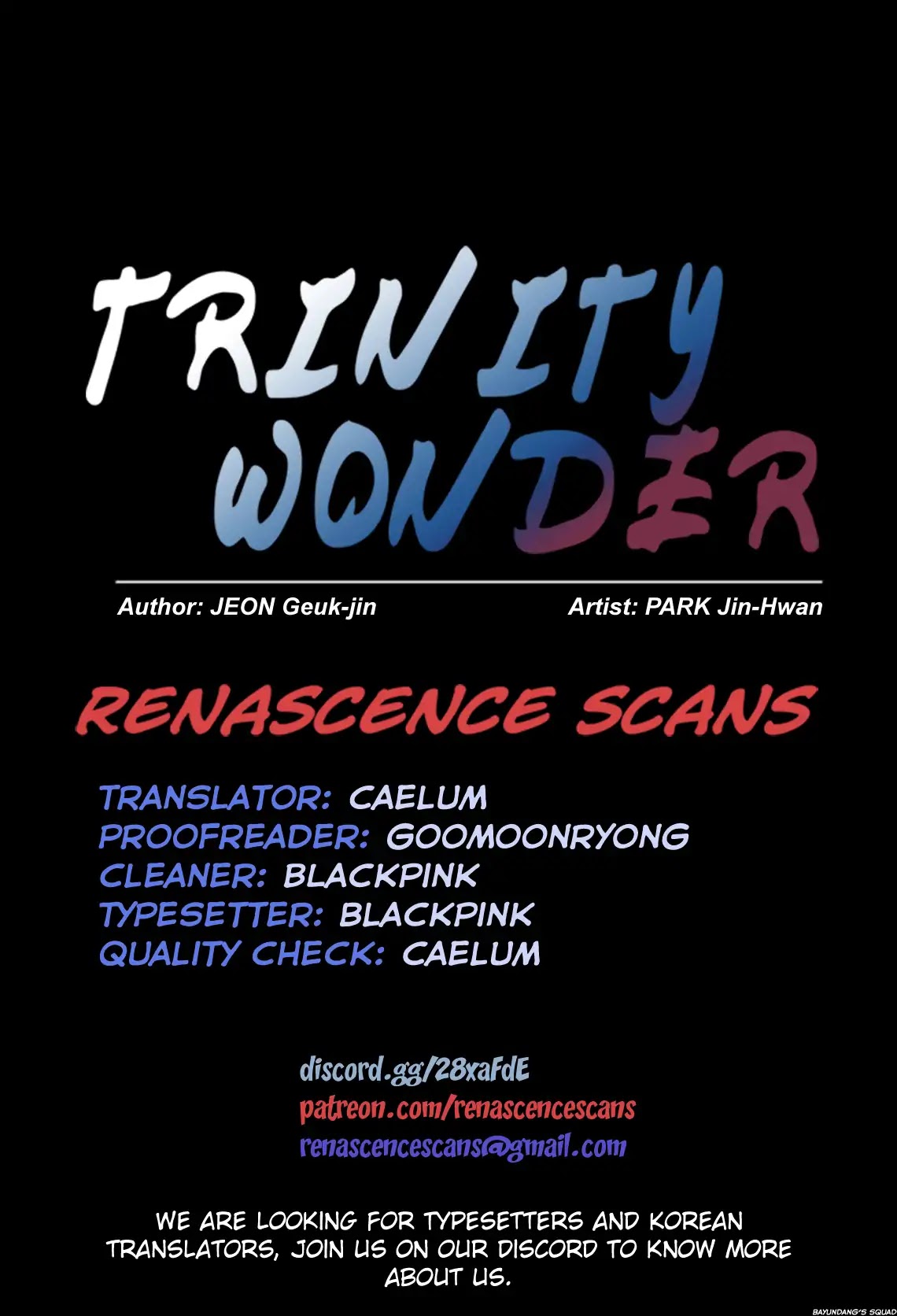 Trinity Wonder Chapter 83 page 1 - Chapter 83
