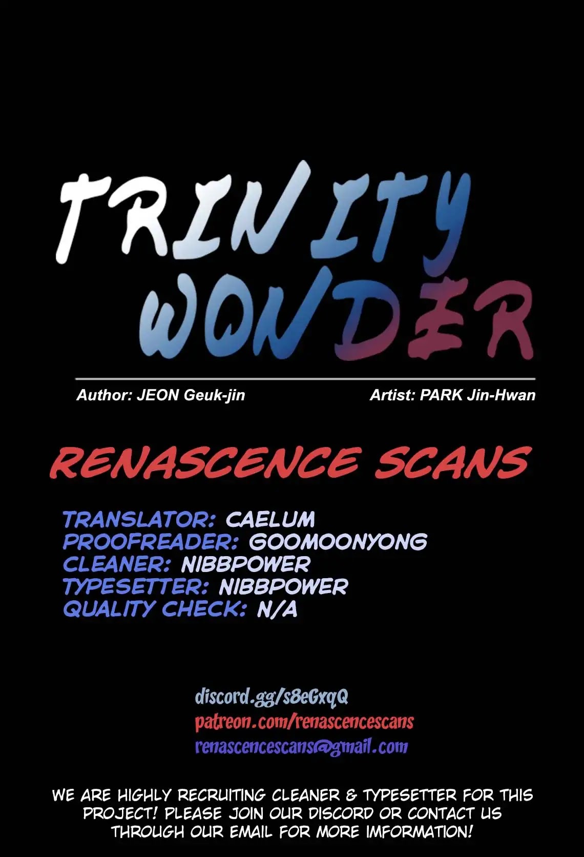 Trinity Wonder Chapter 93 page 1 - Chapter 93