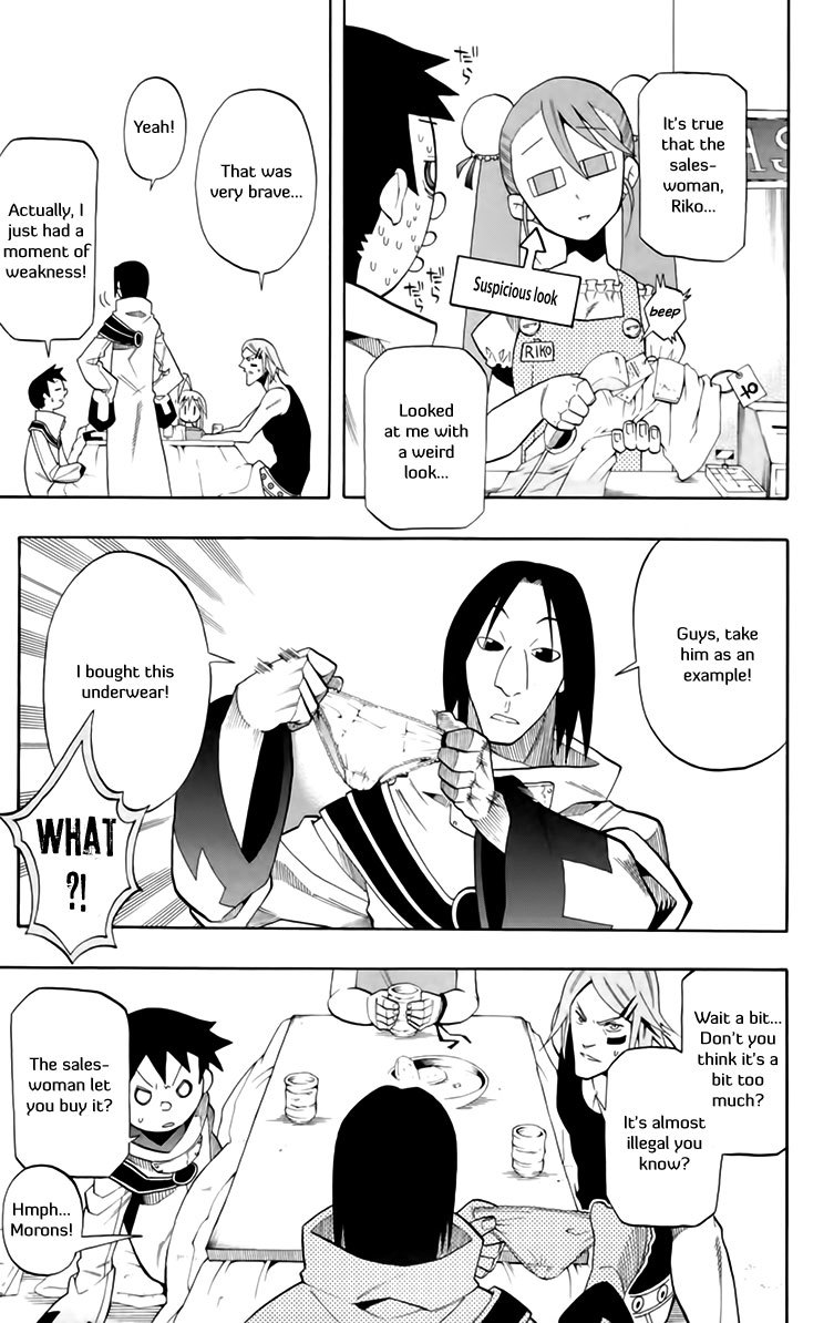Tripeace Chapter 21.5 page 6 - Chapter 21.5: Underwear or Not, That Is the Question.