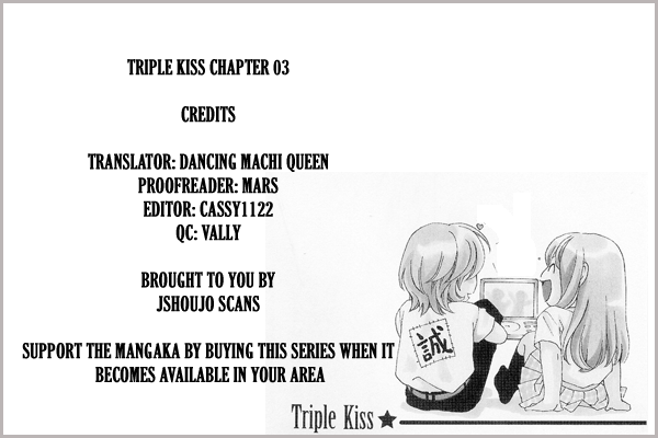 Triple Kiss Chapter 3.2 page 1 - Chapter 3 v2 : Story 3