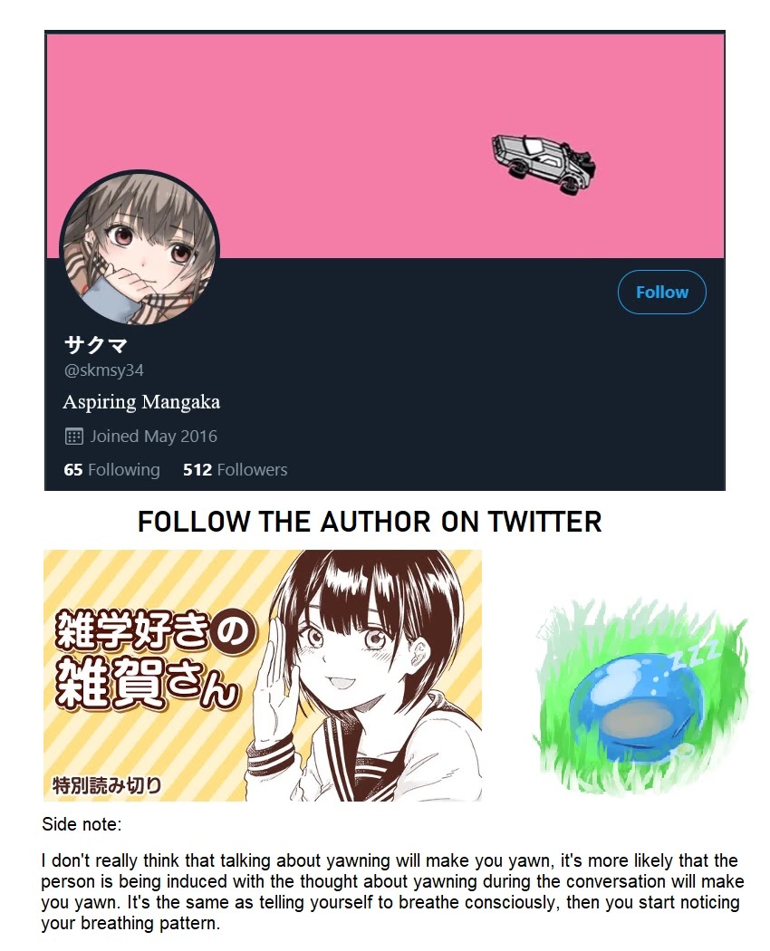 Trivia Loving Saiga-san Chapter 1 page 7 - Chapter 1: Special 1