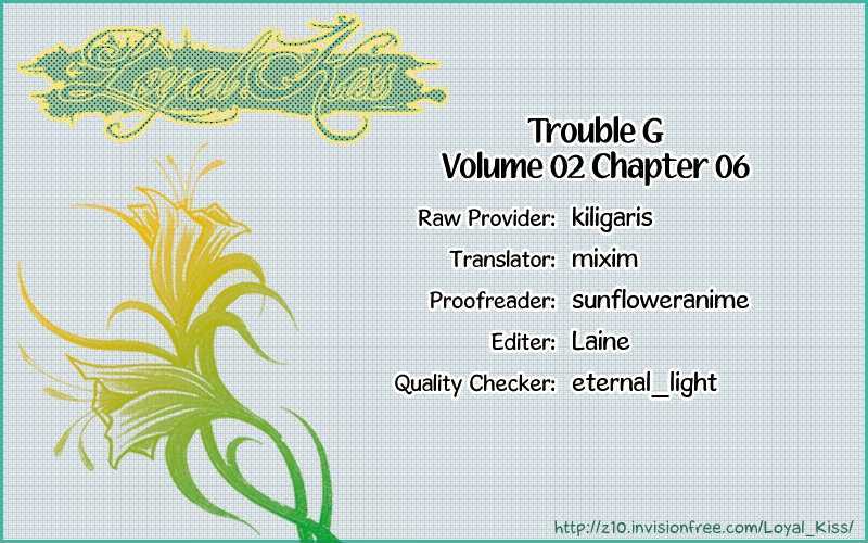Trouble G Chapter 6 page 1 - Chapter 6