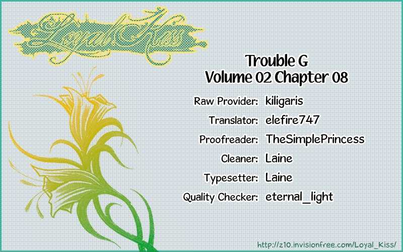 Trouble G Chapter 8 page 1 - Chapter 8