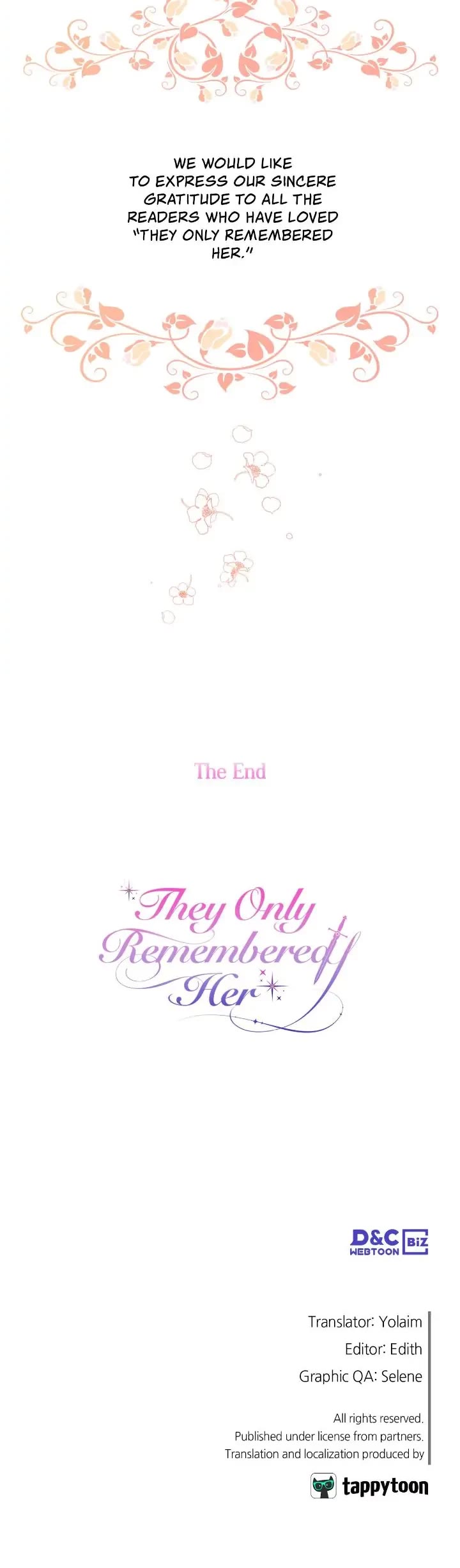 Truthfully, They Only Remembered Her Chapter 106 page 32 - Chapter 106 [END]