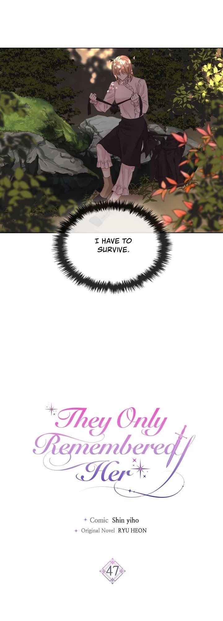 Truthfully, They Only Remembered Her Chapter 47 page 6 - Chapter 47