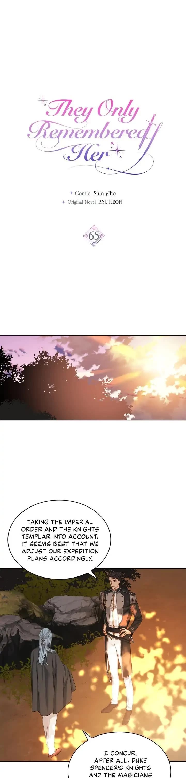 Truthfully, They Only Remembered Her Chapter 65 page 1 - Chapter 65