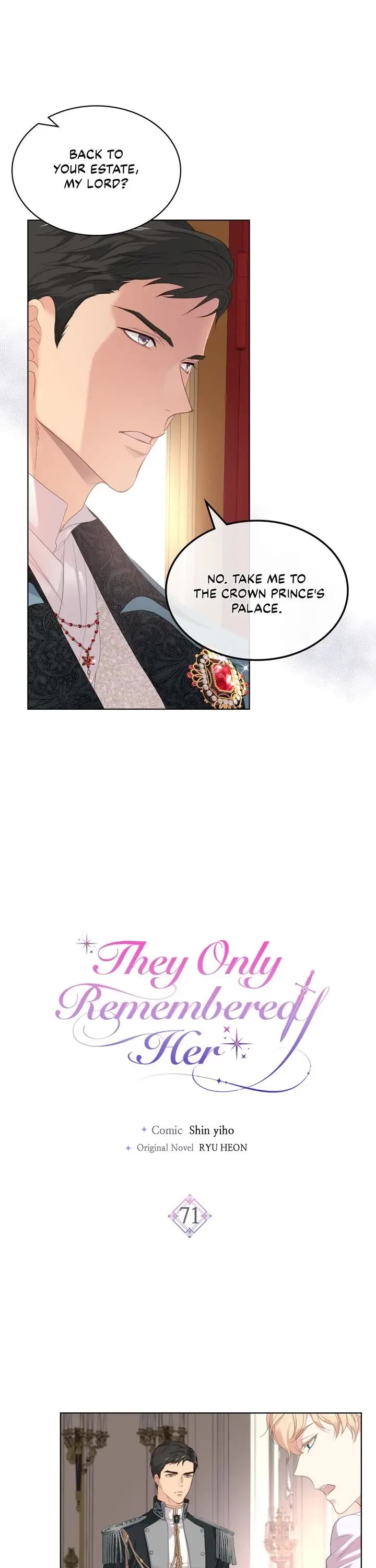 Truthfully, They Only Remembered Her Chapter 71 page 11 - Chapter 71