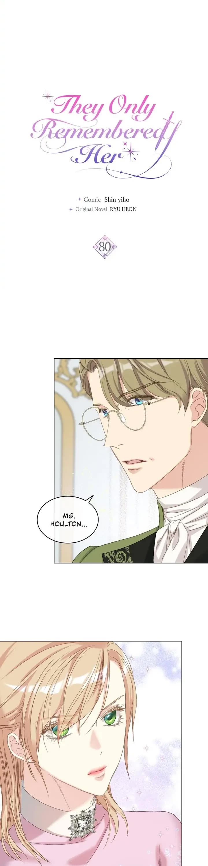 Truthfully, They Only Remembered Her Chapter 80 page 2 - Chapter 80
