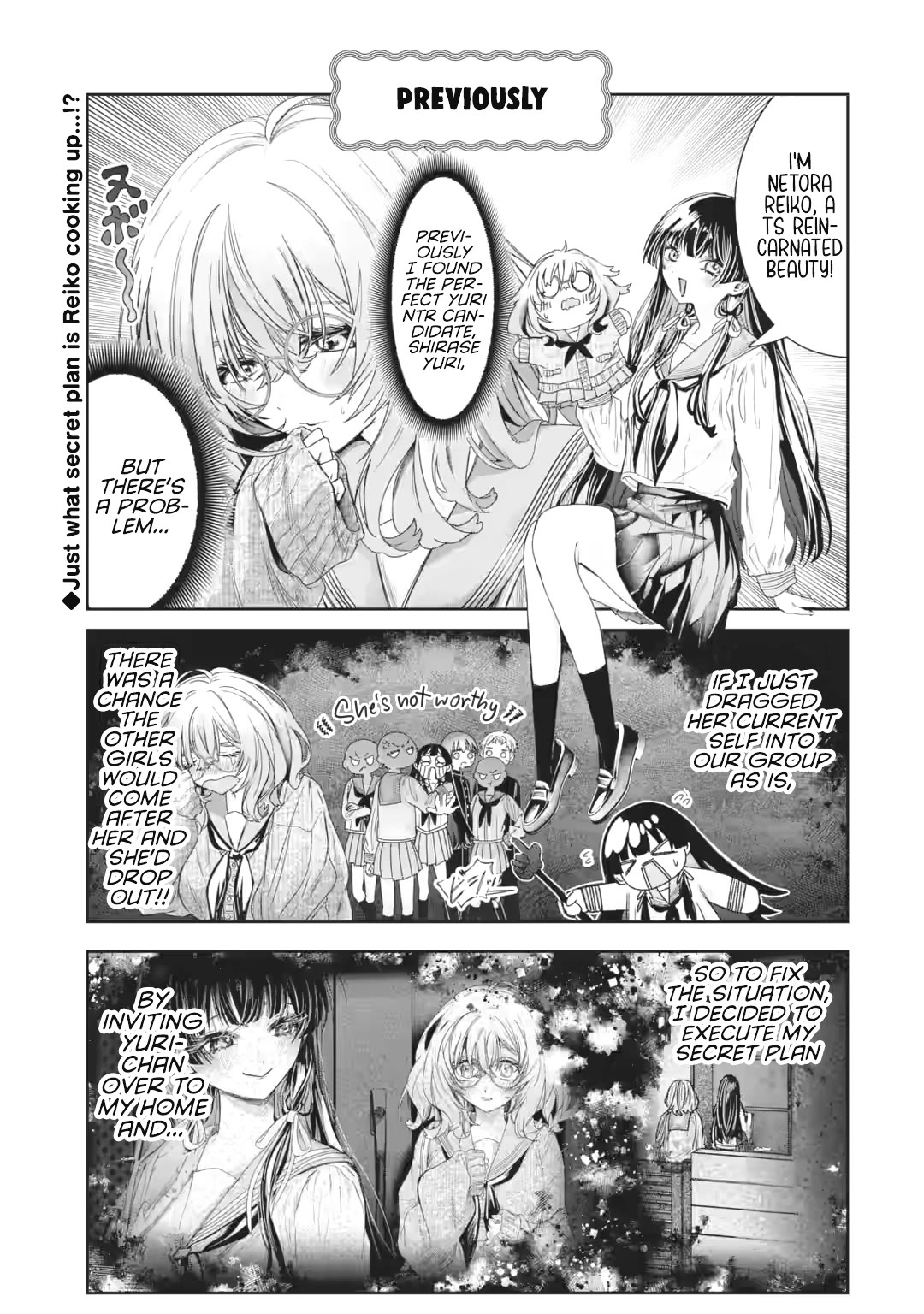 TS Reincarnated Beauty Netora Reiko Wants to Be NTR’d Chapter 3 page 1 - Chapter 3: The Witch's House