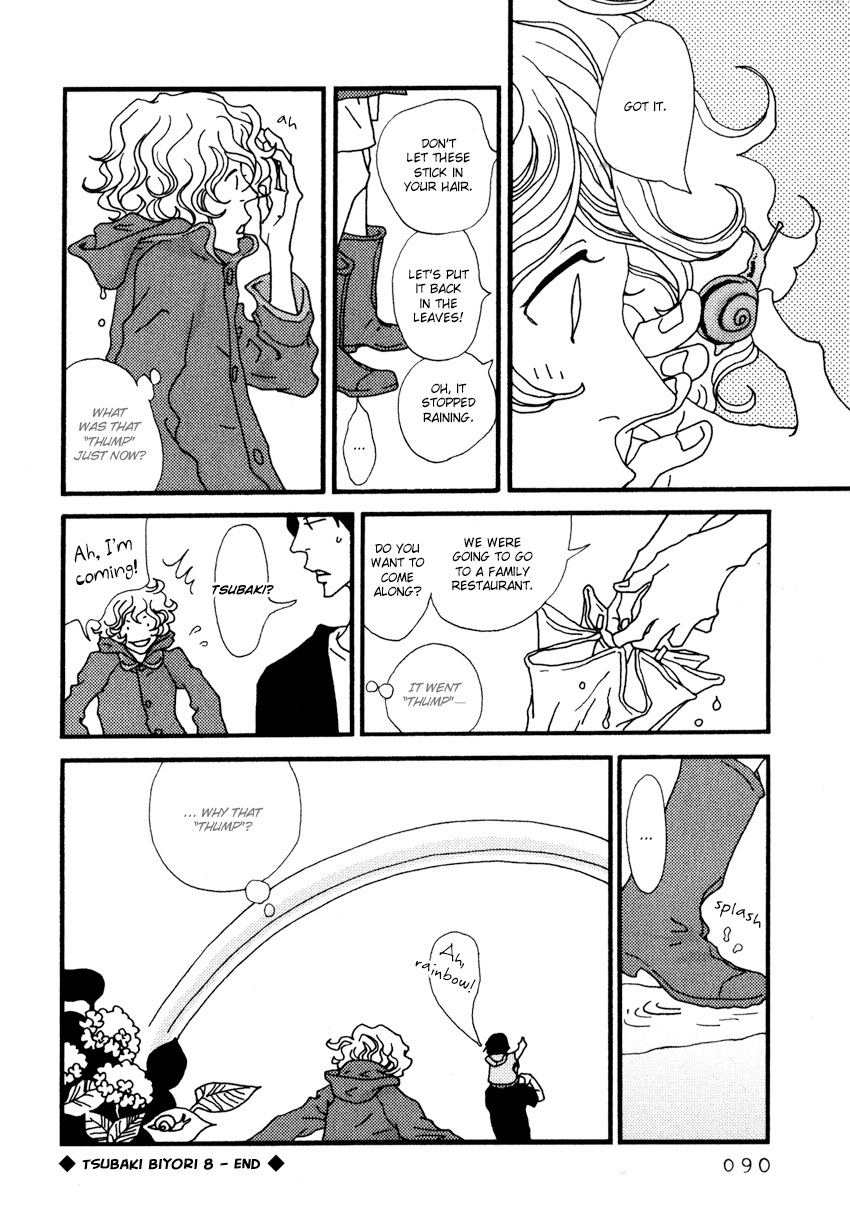 Tsubaki Biyori Chapter 8 page 14 - Chapter 8: Raincoat