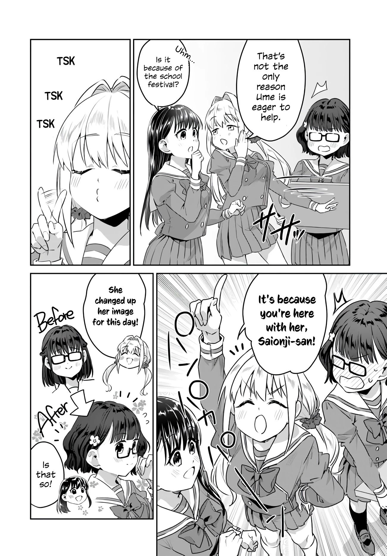 Tsubaki-sama didn't bloom yet! Chapter 19 page 6 - Chapter 19