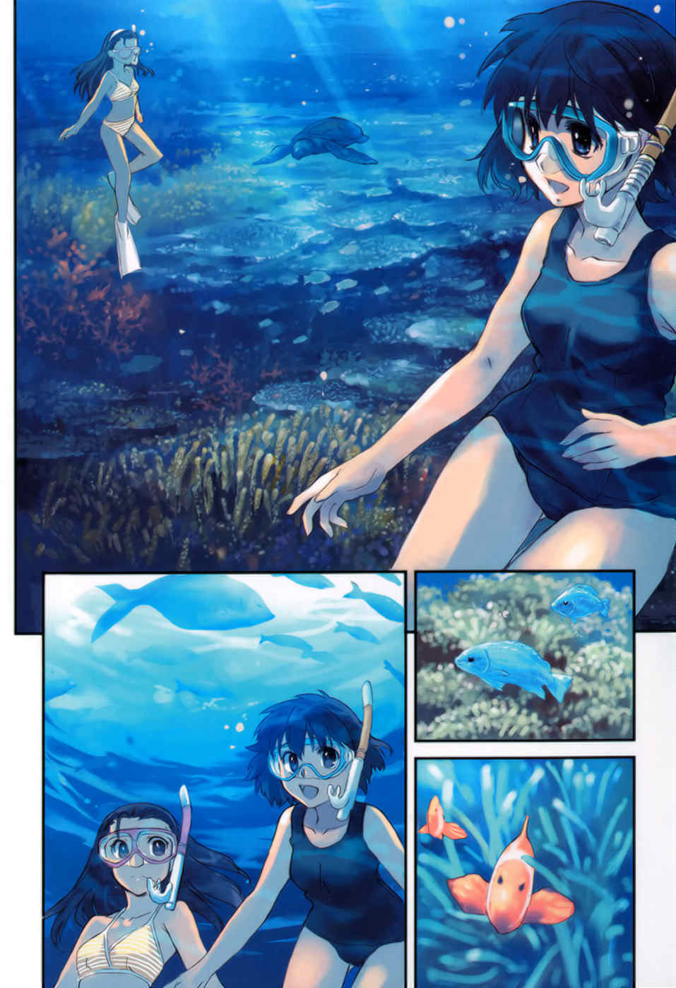 Tsubame - Hidamari Shoujo Kikou Chapter 1 page 8 - Chapter 1: Hibiscus and Ryuuguu-jou. Taketomi Island