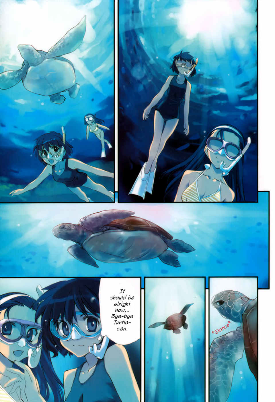 Tsubame - Hidamari Shoujo Kikou Chapter 1 page 9 - Chapter 1: Hibiscus and Ryuuguu-jou. Taketomi Island