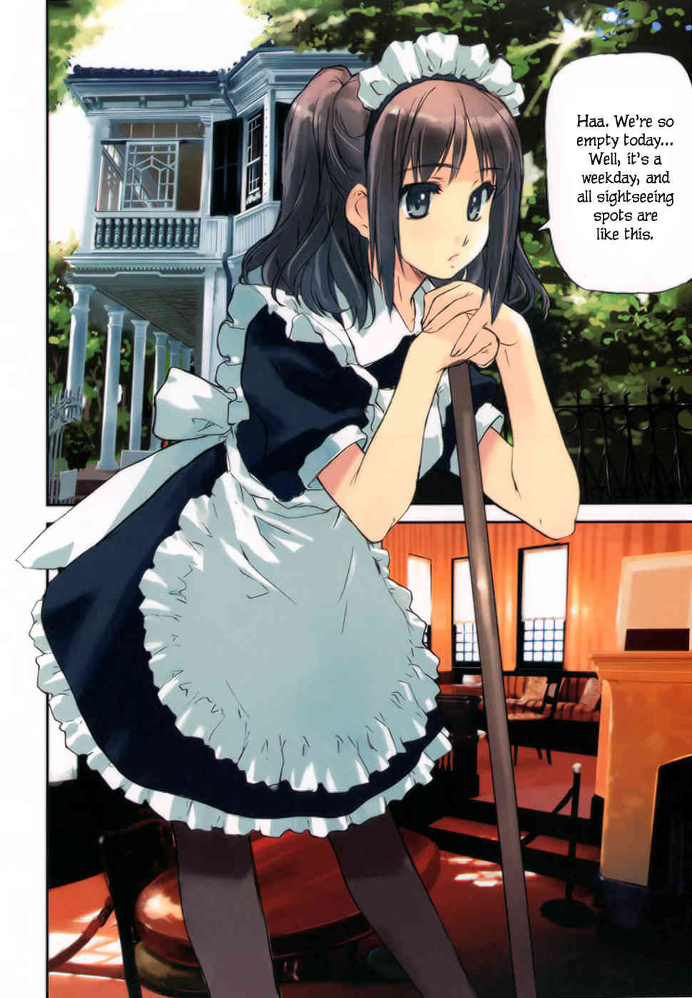 Tsubame - Hidamari Shoujo Kikou Chapter 10 page 3 - Chapter 10: The Maid and the Western-style House. Kobe