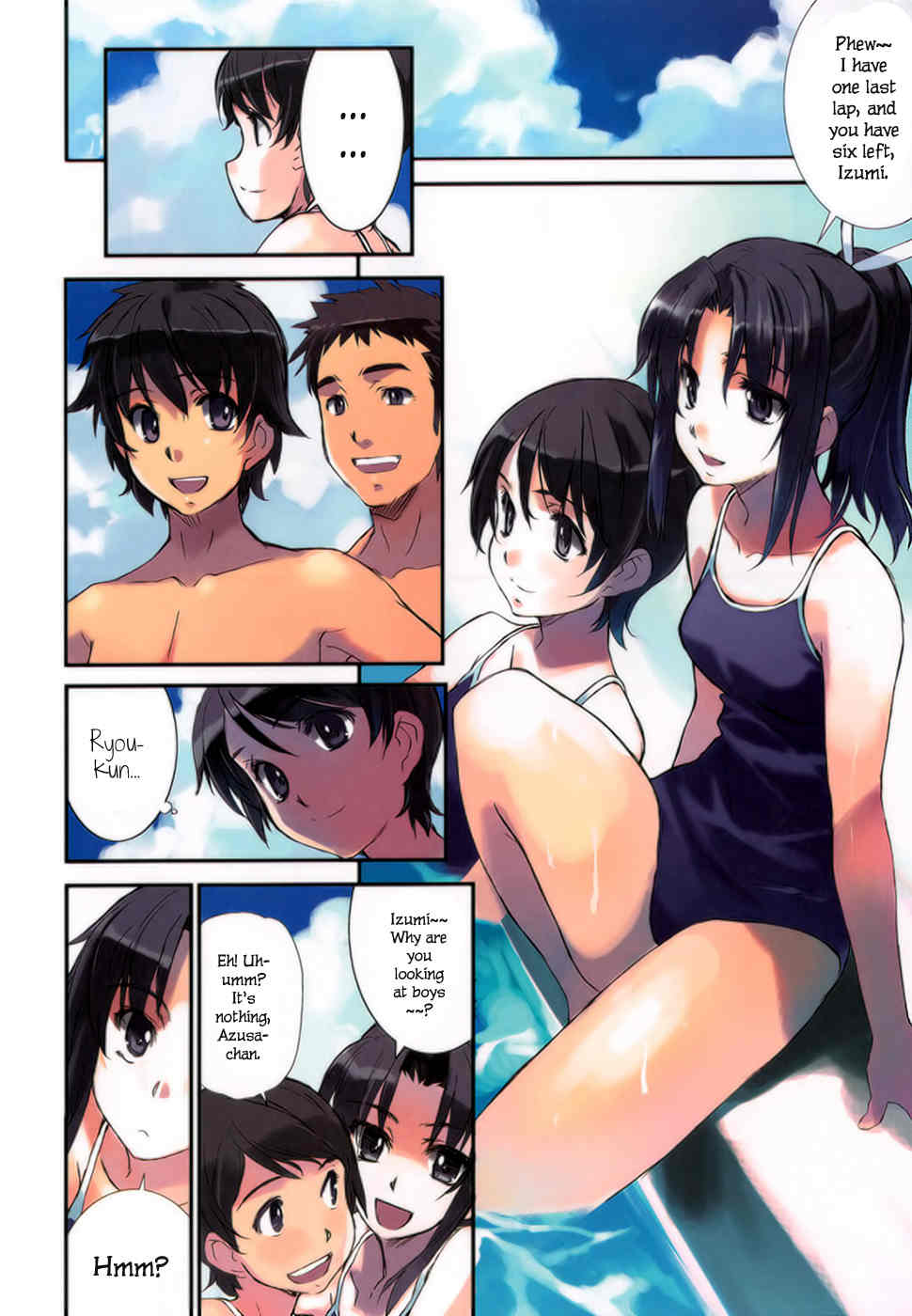 Tsubame - Hidamari Shoujo Kikou Chapter 11 page 3 - Chapter 11: Summer Sky RUNRUN Girl (Beginning). Kouchi 1