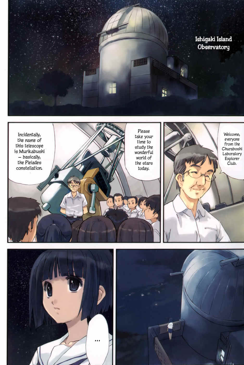 Tsubame - Hidamari Shoujo Kikou Chapter 2 page 3 - Chapter 2: Time Capsule of the Stars. Ishigaki Island