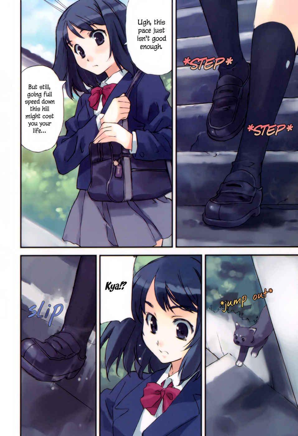 Tsubame - Hidamari Shoujo Kikou Chapter 3 page 5 - Chapter 3: Hill and Cat Aand Sea Breeze and. Nagasaki