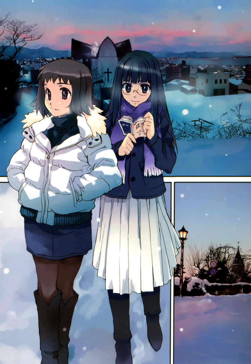 Tsubame - Hidamari Shoujo Kikou Chapter 4 page 3 - Chapter 4: Northern Illumination. Hakodate 1