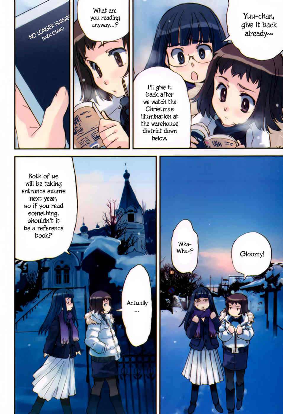 Tsubame - Hidamari Shoujo Kikou Chapter 4 page 5 - Chapter 4: Northern Illumination. Hakodate 1