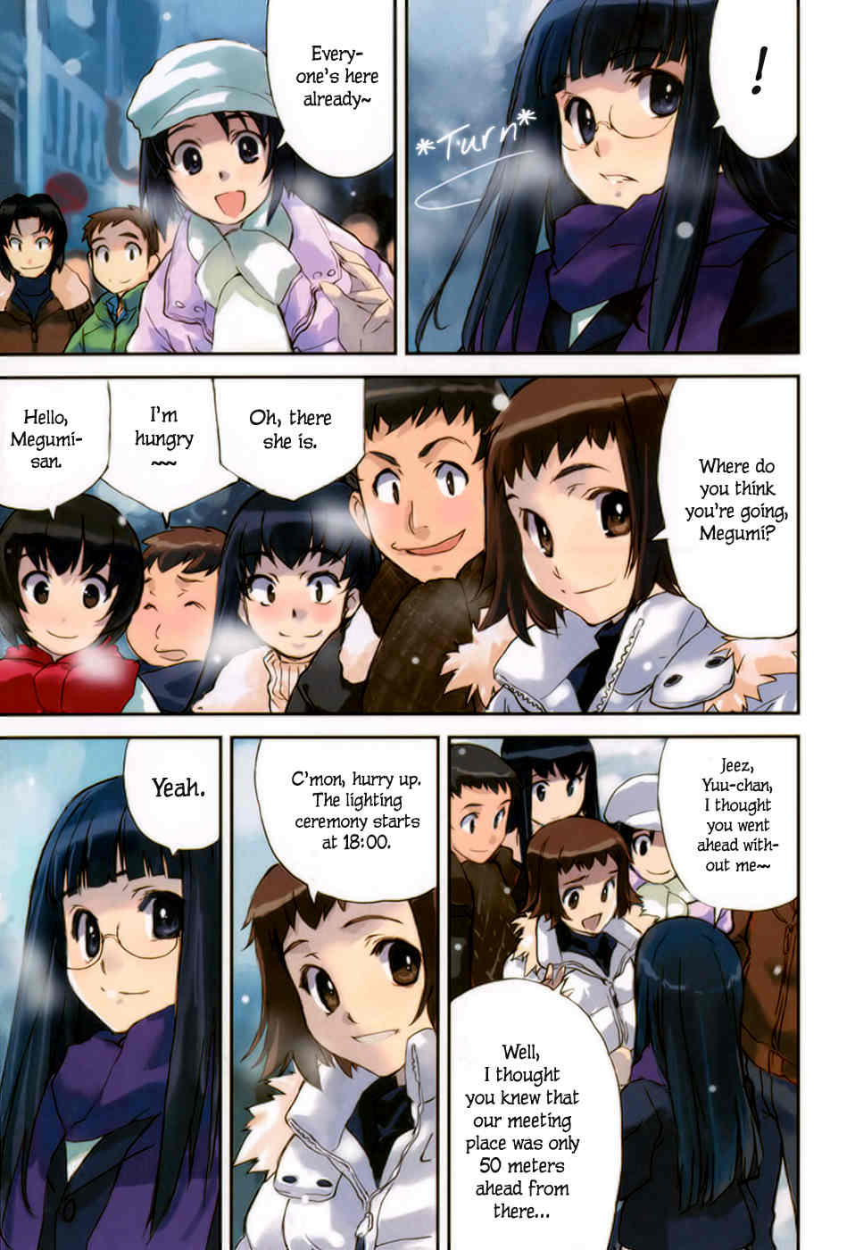 Tsubame - Hidamari Shoujo Kikou Chapter 4 page 8 - Chapter 4: Northern Illumination. Hakodate 1
