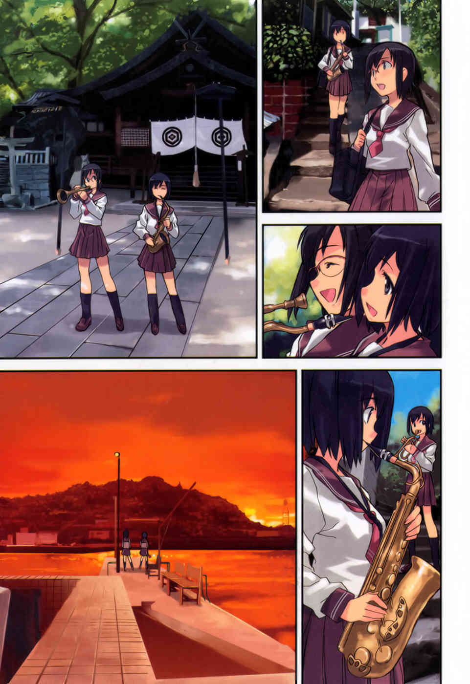 Tsubame - Hidamari Shoujo Kikou Chapter 8 page 8 - Chapter 8: The Wind and Sound from Shimanami (Beginning). Onomichi 1