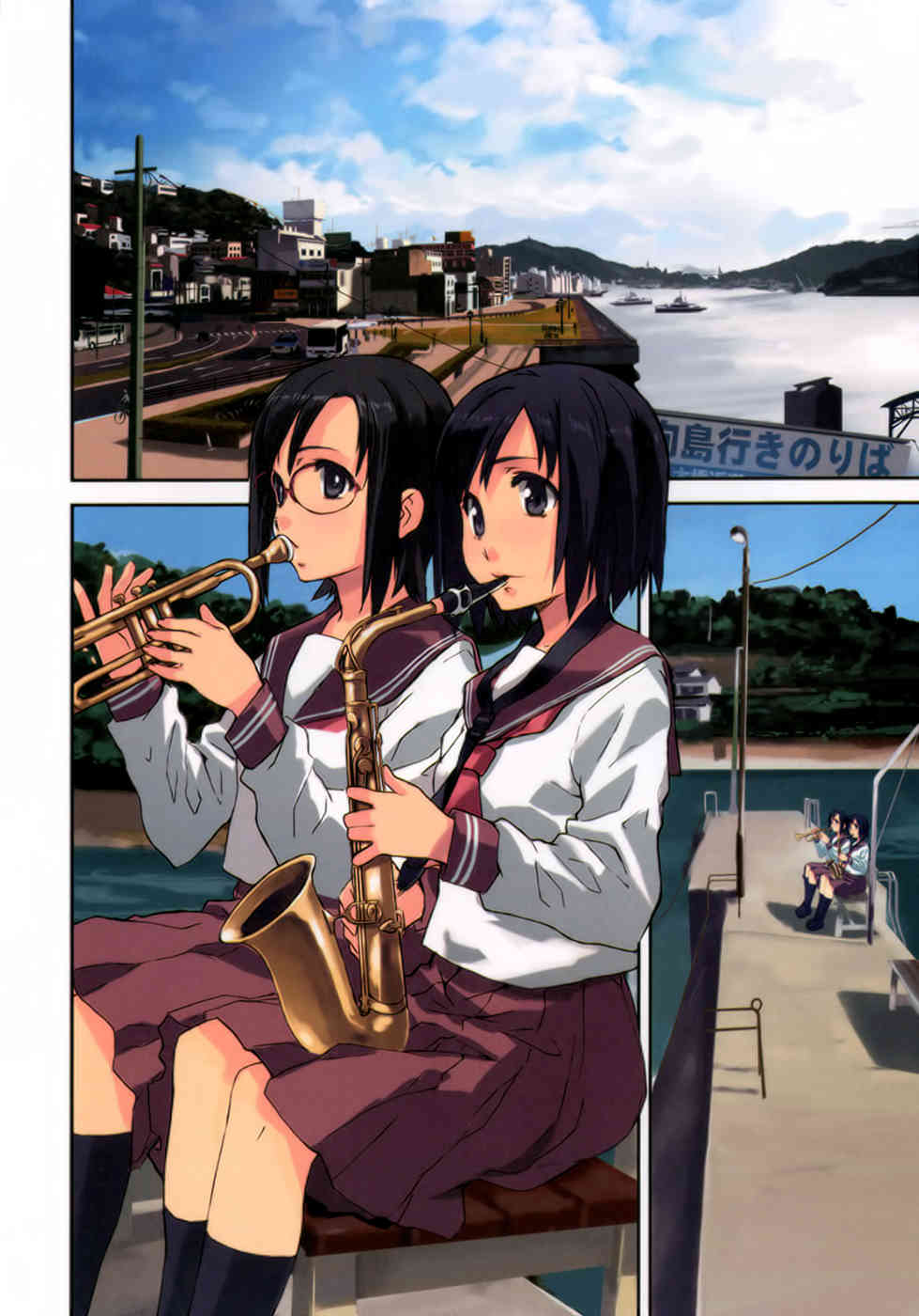 Tsubame - Hidamari Shoujo Kikou Chapter 9 page 3 - Chapter 9: The Wind and Sound from Shimanami (Conclusion). Onomichi 2