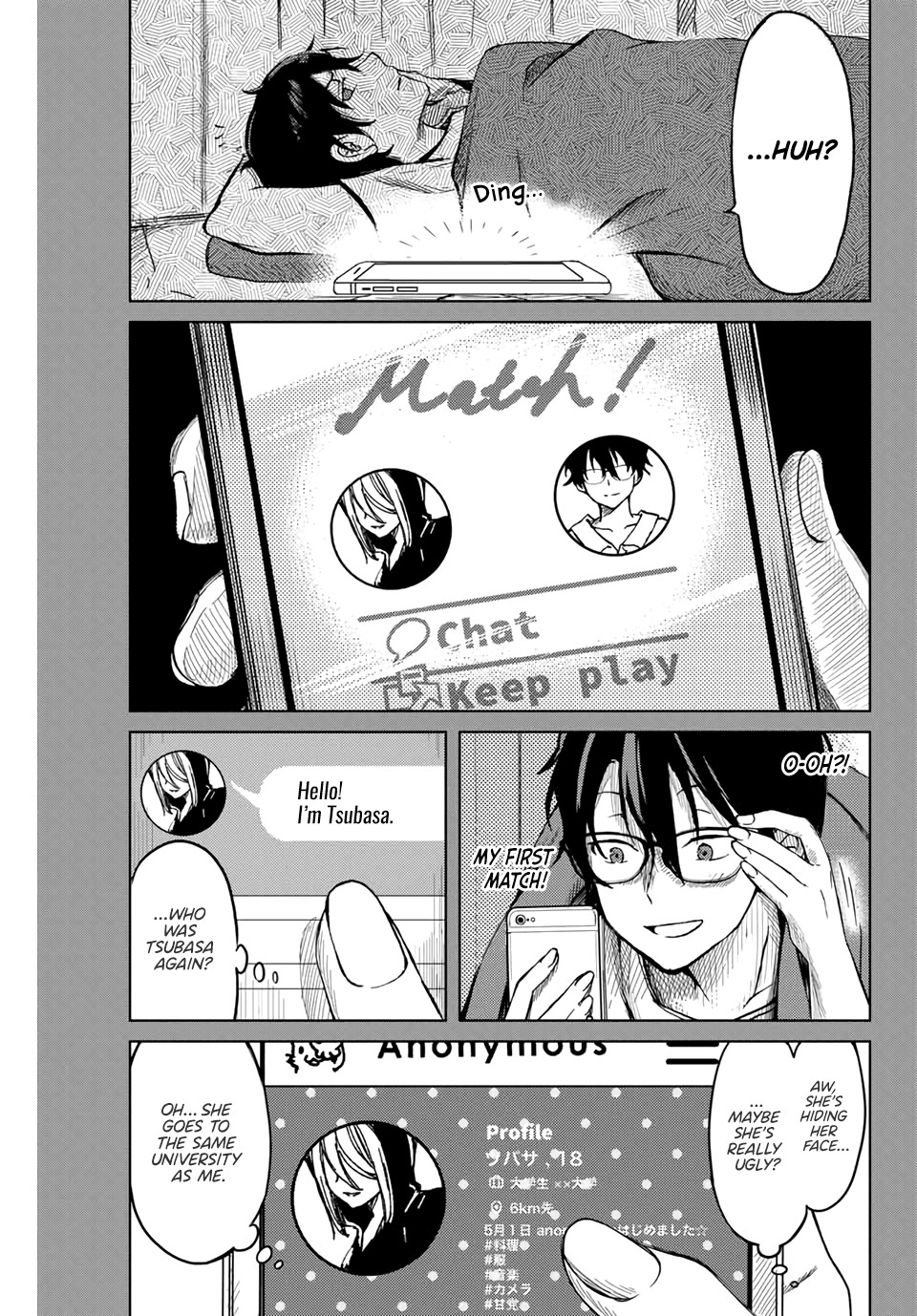 Tsubasa-chan, Kimi wa.  Macchingu shita Onna wa Satsujinki Chapter 1 page 11 - Chapter 1: Tsubasa-chan