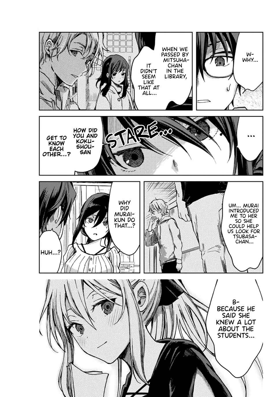 Tsubasa-chan, Kimi wa.  Macchingu shita Onna wa Satsujinki Chapter 12 page 3 - Chapter 12: Watchful Gaze