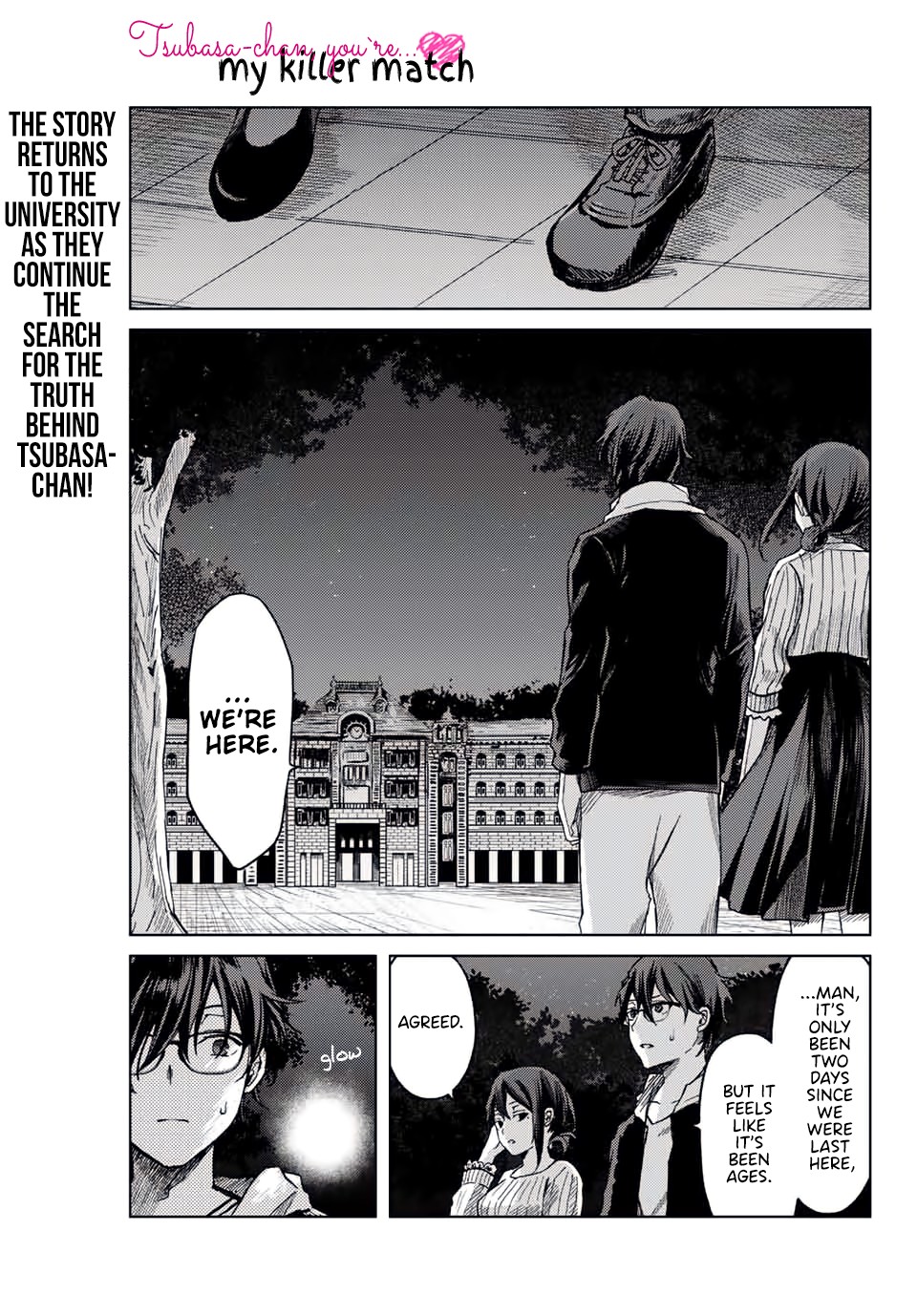 Tsubasa-chan, Kimi wa.  Macchingu shita Onna wa Satsujinki Chapter 15 page 1 - Chapter 15: Kindred Spirits