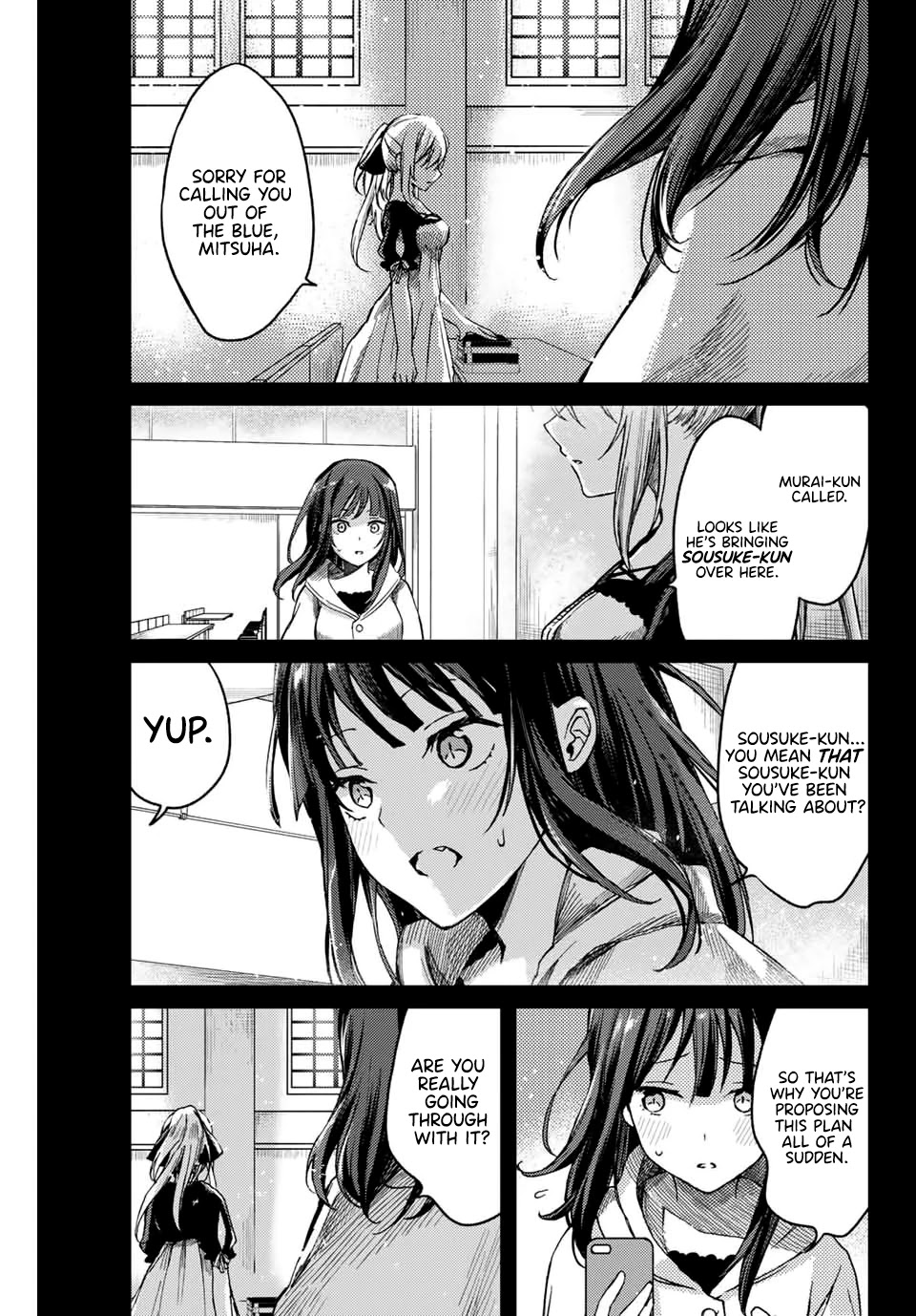 Tsubasa-chan, Kimi wa.  Macchingu shita Onna wa Satsujinki Chapter 16 page 3 - Chapter 16: Girl In Black