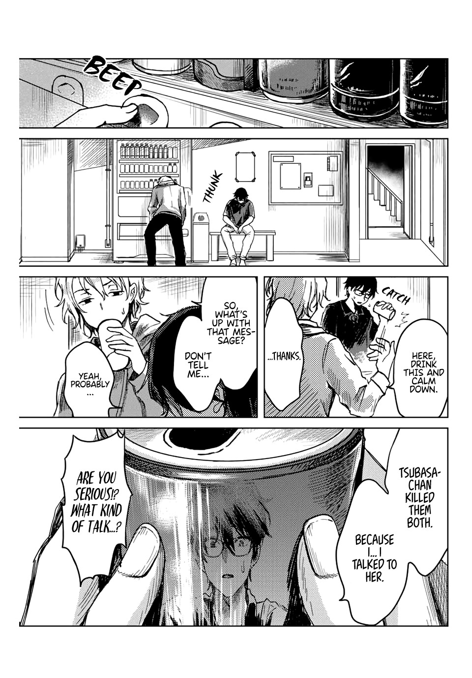 Tsubasa-chan, Kimi wa.  Macchingu shita Onna wa Satsujinki Chapter 2 page 13 - Chapter 2: Someone Was Killed...