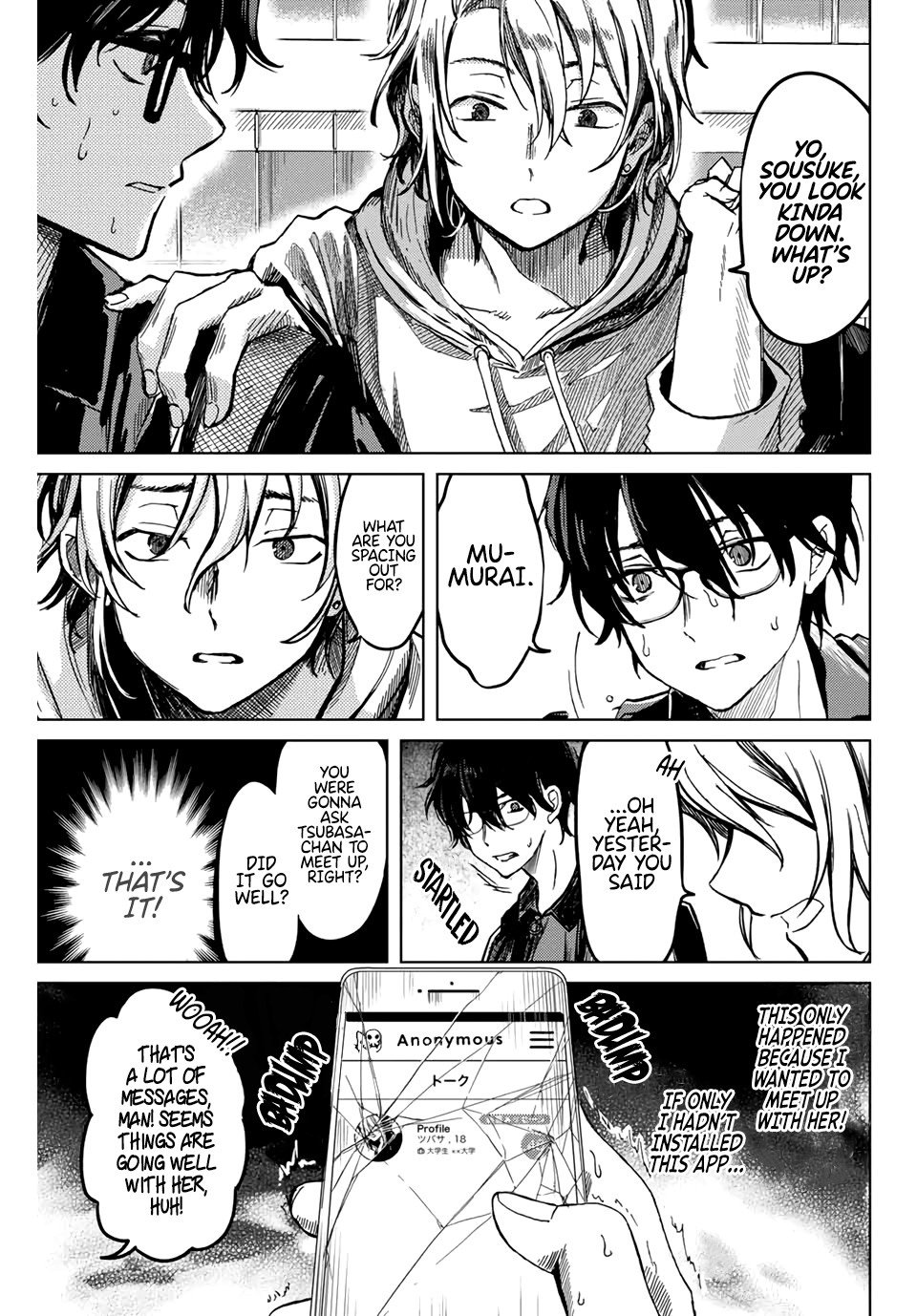 Tsubasa-chan, Kimi wa.  Macchingu shita Onna wa Satsujinki Chapter 2 page 7 - Chapter 2: Someone Was Killed...