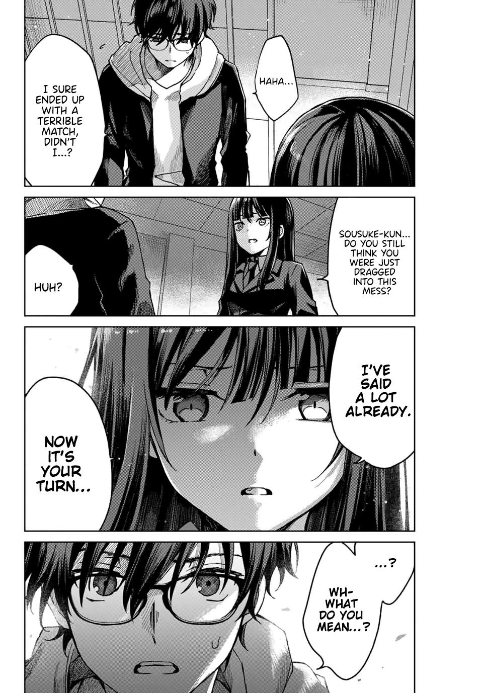 Tsubasa-chan, Kimi wa.  Macchingu shita Onna wa Satsujinki Chapter 21 page 12 - Chapter 21: Key