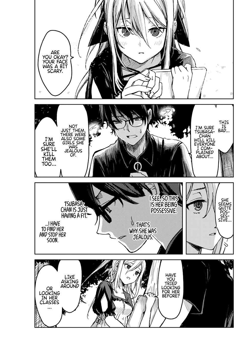 Tsubasa-chan, Kimi wa.  Macchingu shita Onna wa Satsujinki Chapter 3 page 11 - Chapter 3: The ?? Nobody Knows