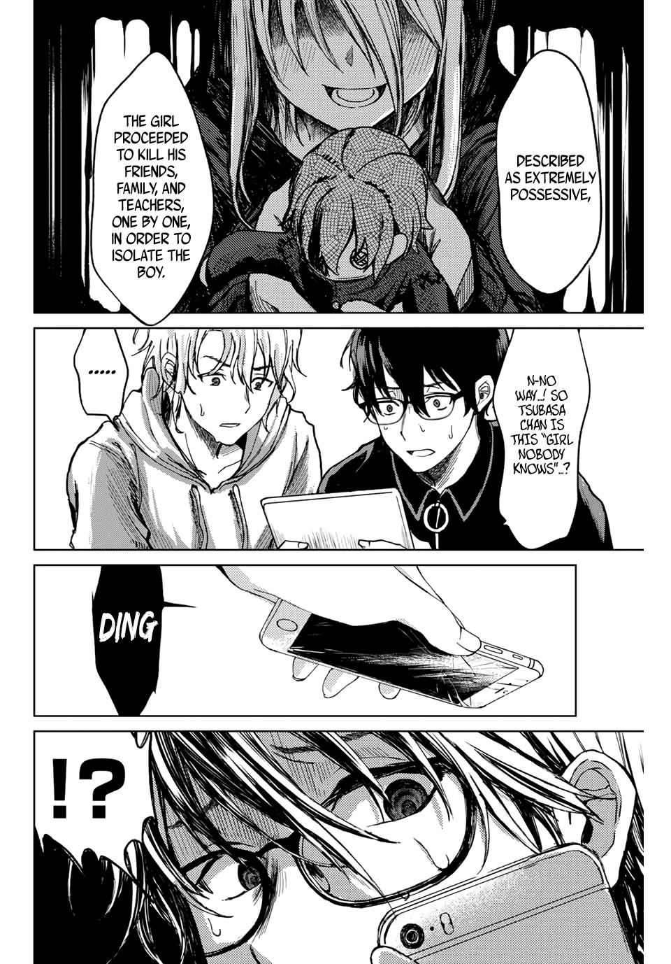Tsubasa-chan, Kimi wa.  Macchingu shita Onna wa Satsujinki Chapter 3 page 15 - Chapter 3: The ?? Nobody Knows