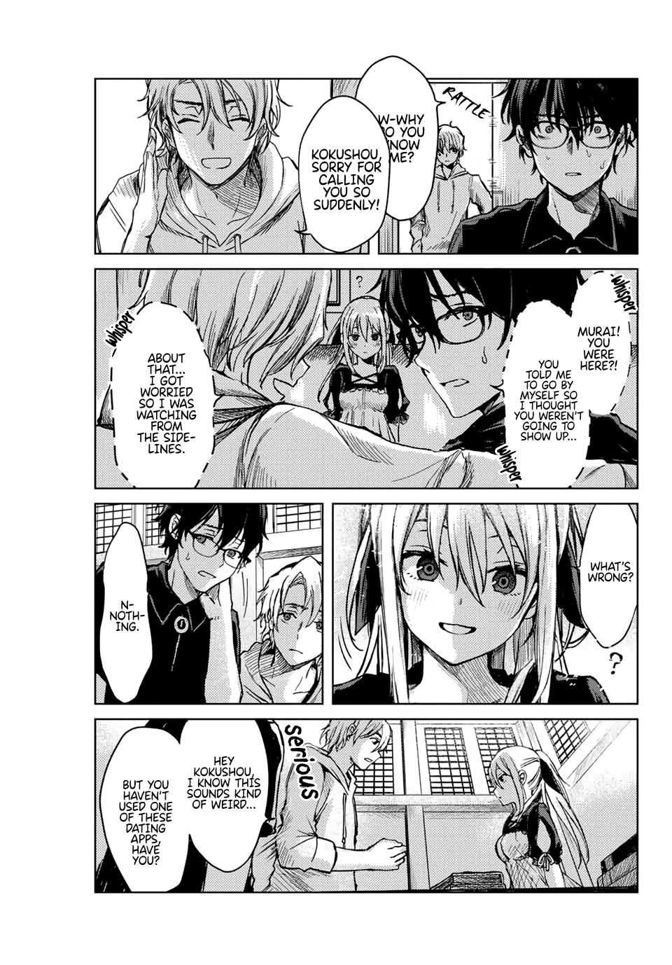 Tsubasa-chan, Kimi wa.  Macchingu shita Onna wa Satsujinki Chapter 3 page 3 - Chapter 3: The ?? Nobody Knows