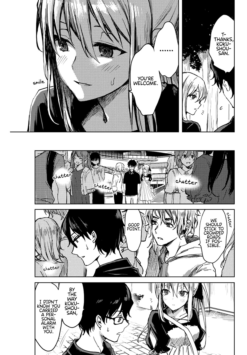Tsubasa-chan, Kimi wa.  Macchingu shita Onna wa Satsujinki Chapter 5 page 5 - Chapter 5: Creeping Girl