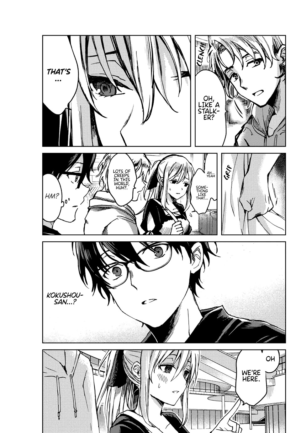 Tsubasa-chan, Kimi wa.  Macchingu shita Onna wa Satsujinki Chapter 5 page 7 - Chapter 5: Creeping Girl